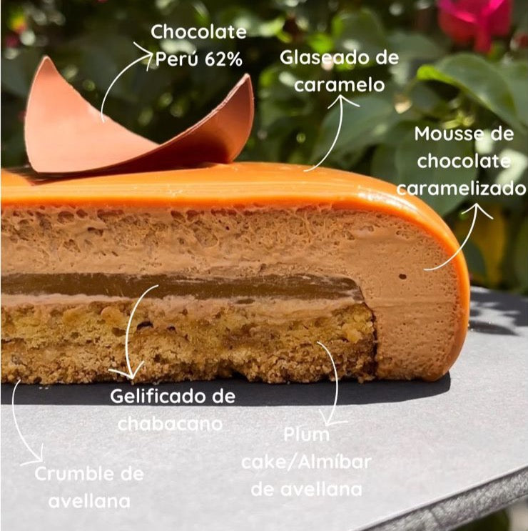 Caramelo, chocolate y chabacano