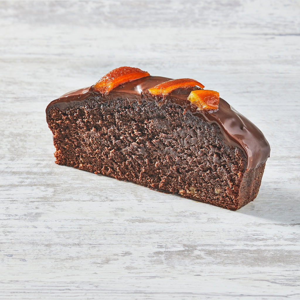 Chocolate and candied orange pound cake